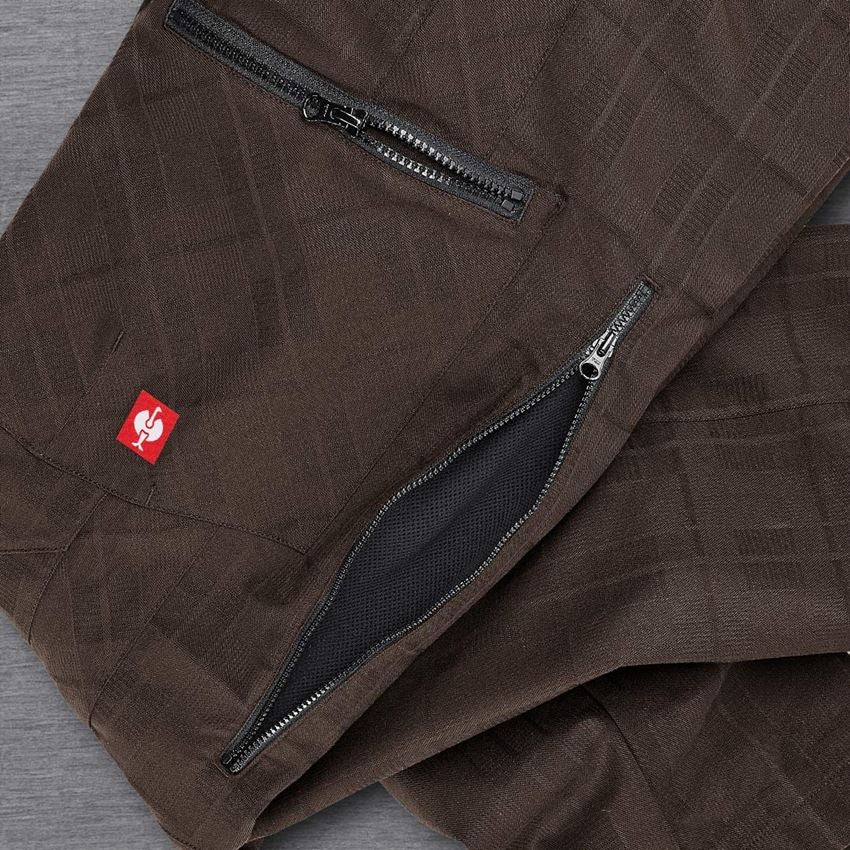 Work Trousers: e.s. Trousers pocket, men's + chestnut 2