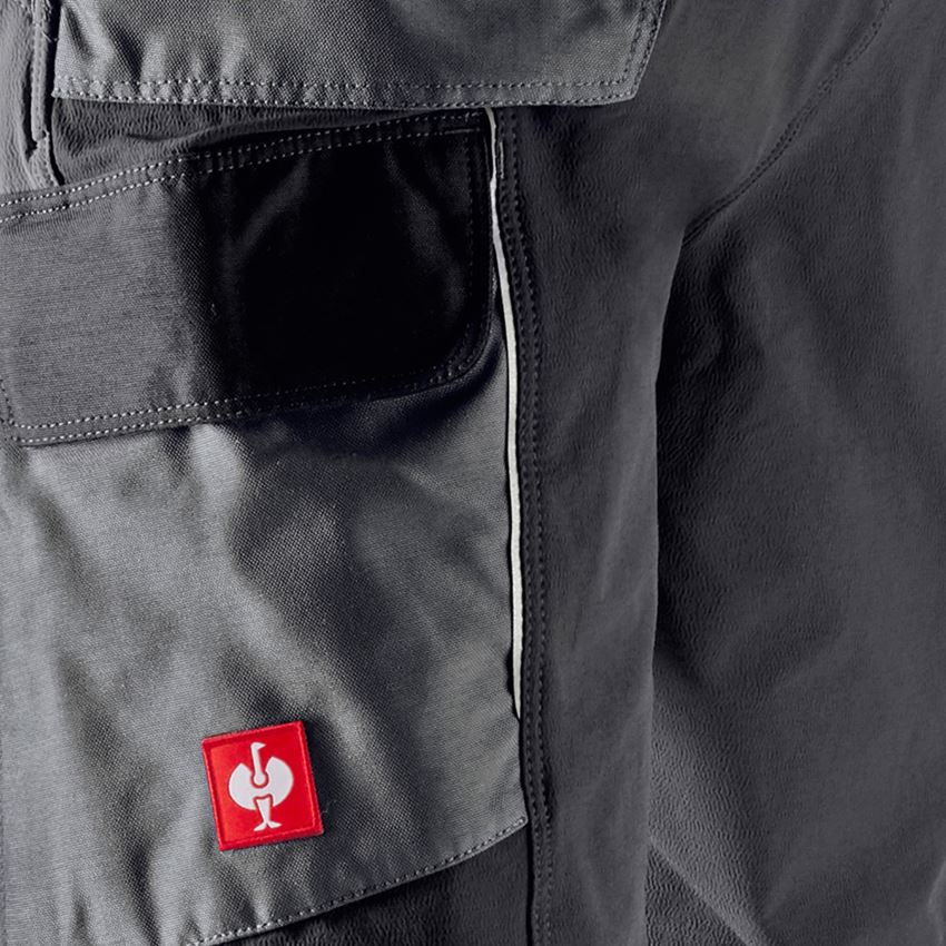 Pantalons de travail: Fonct. pantalon Cargo e.s.dynashield + ciment/graphite 2
