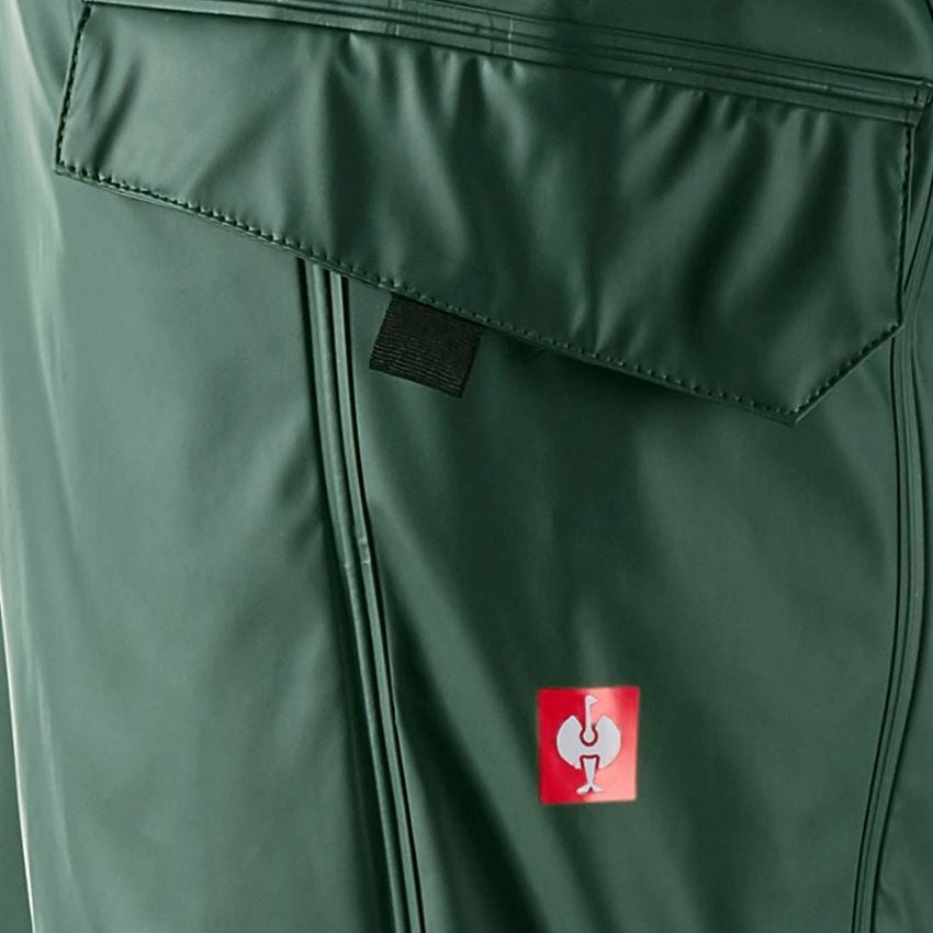 Pantalons de travail: Pantalon de pluie e.s.motion 2020 superflex + vert/vert d'eau 2