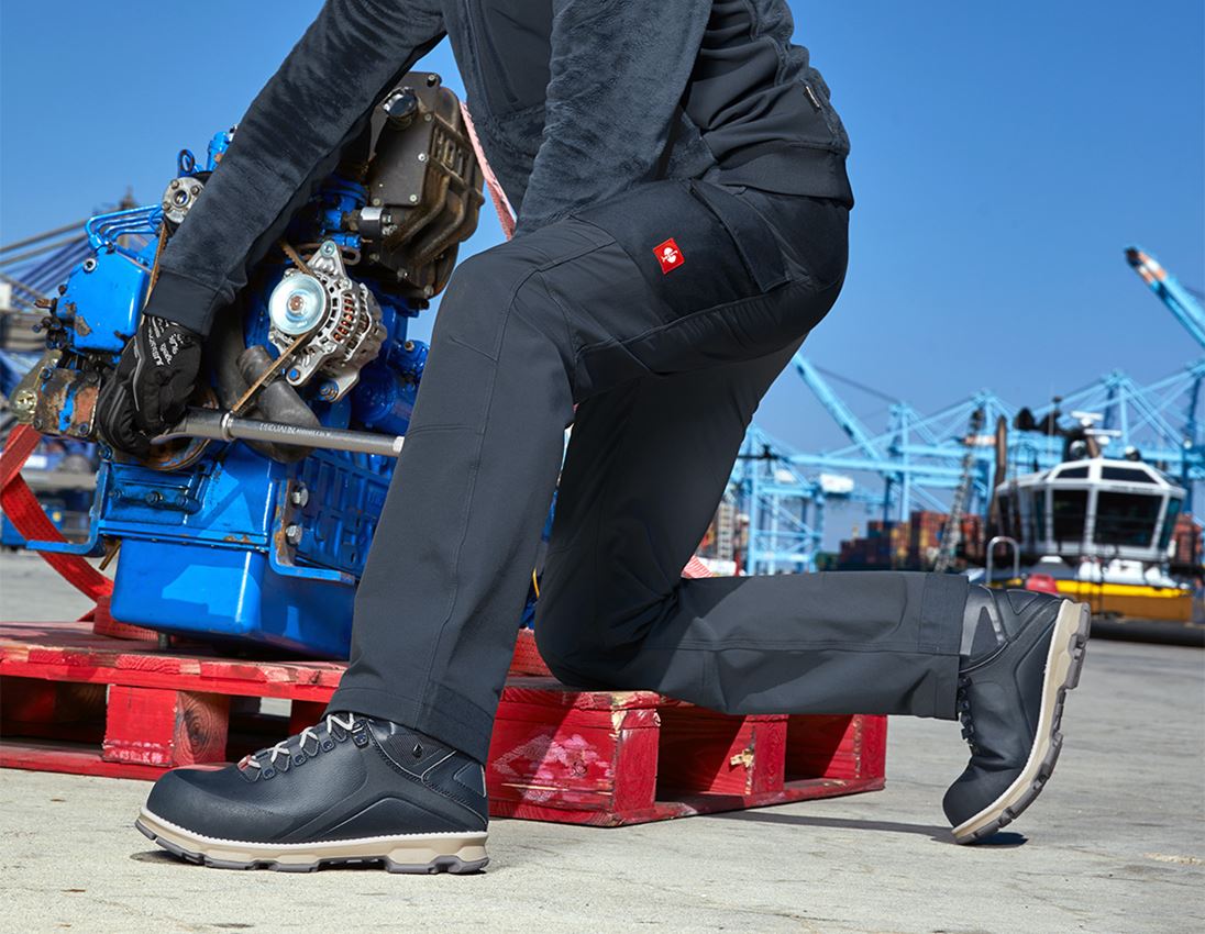 Plumbers / Installers: Functional cargo trousers e.s.dynashield solid + pacific