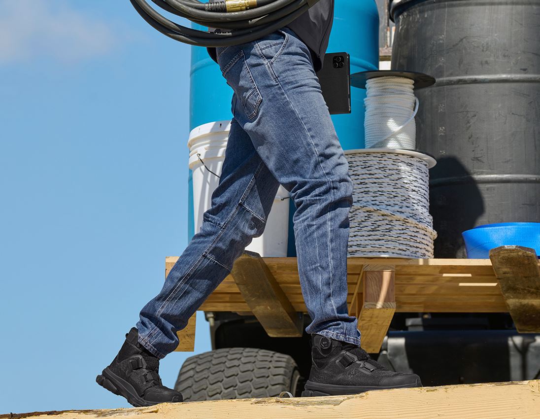 Work Trousers: e.s. 5-pocket jeans POWERdenim + stonewashed 1