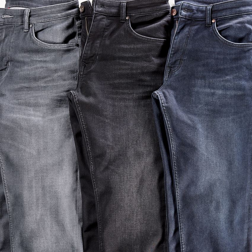 Pantalons de travail: e.s. Jeans à 5 poches jog-denim + darkwashed 2
