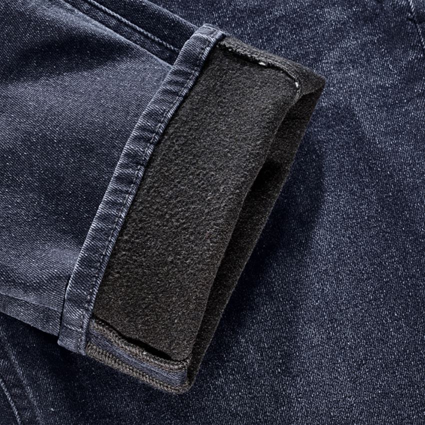 Hosen: e.s. Winter 5-Pocket-Stretch-Jeans + darkwashed 2