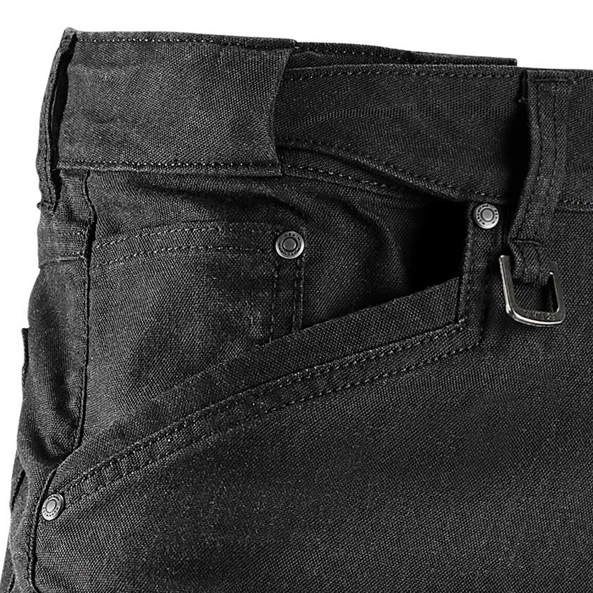 Pantalons de travail: Short cargo e.s.vintage + noir 2