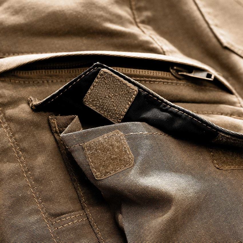 Pantalons de travail: Pantalon Cargo e.s.vintage, femmes + sépia 2