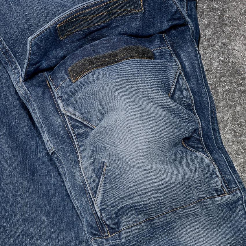 Pantalons de travail: Jeans de travail cargo e.s.concrete,femmes + stonewashed 2