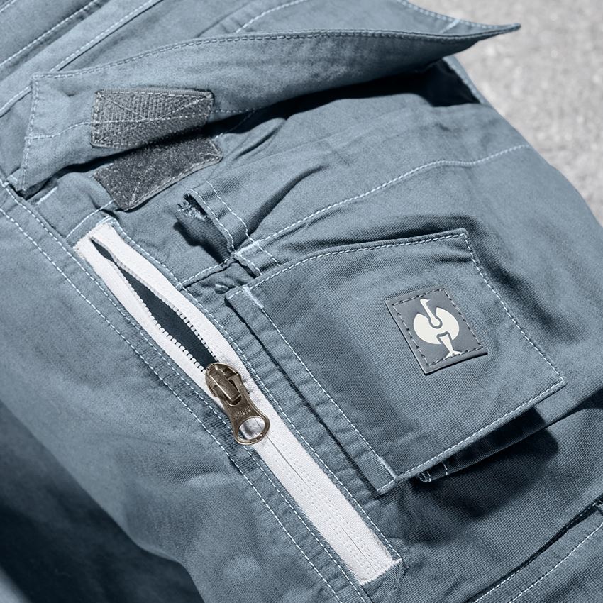 Work Trousers: Cargo trousers e.s.motion ten summer,ladies' + smokeblue 2