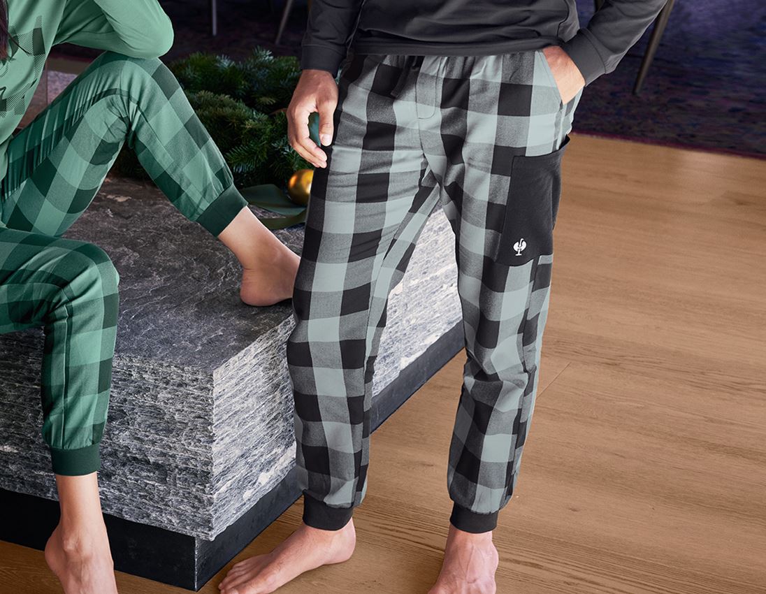 Gift Idea: e.s. Pyjama trousers + stormgrey/black