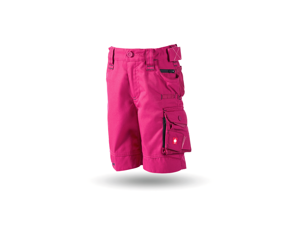 Clothing: SET:Kids' trousers e.s.motion 2020+shorts+footb. + berry/navy