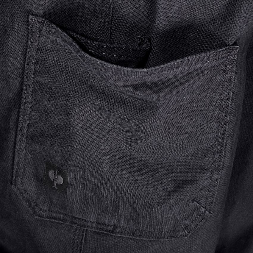 Pantalons de travail: Pantalon à taille élastique e.s.iconic + noir 2