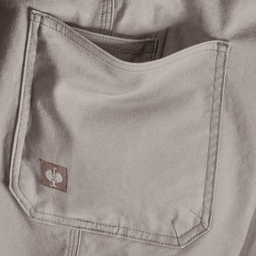 Pantalons de travail: Pantalon à taille élastique e.s.iconic + gris dauphin 2