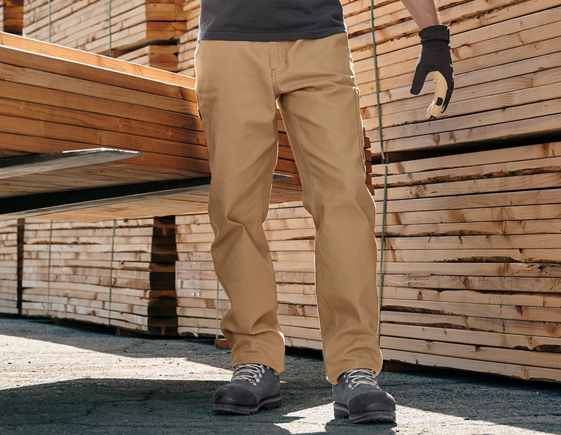 Work Trousers: Trousers e.s.iconic + almondbrown