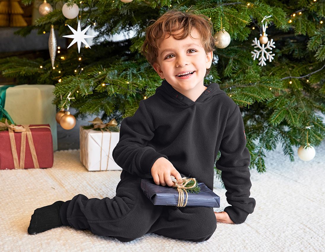 Gift Idea: e.s. Fleece Trousers,children's + black 1