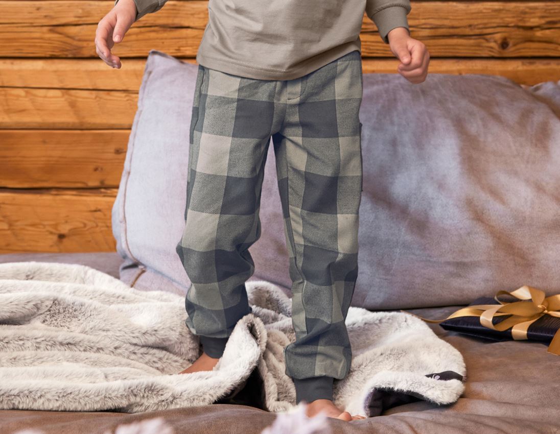 Gift Idea: e.s. Pyjama Trousers, children's + dolphingrey/carbongrey