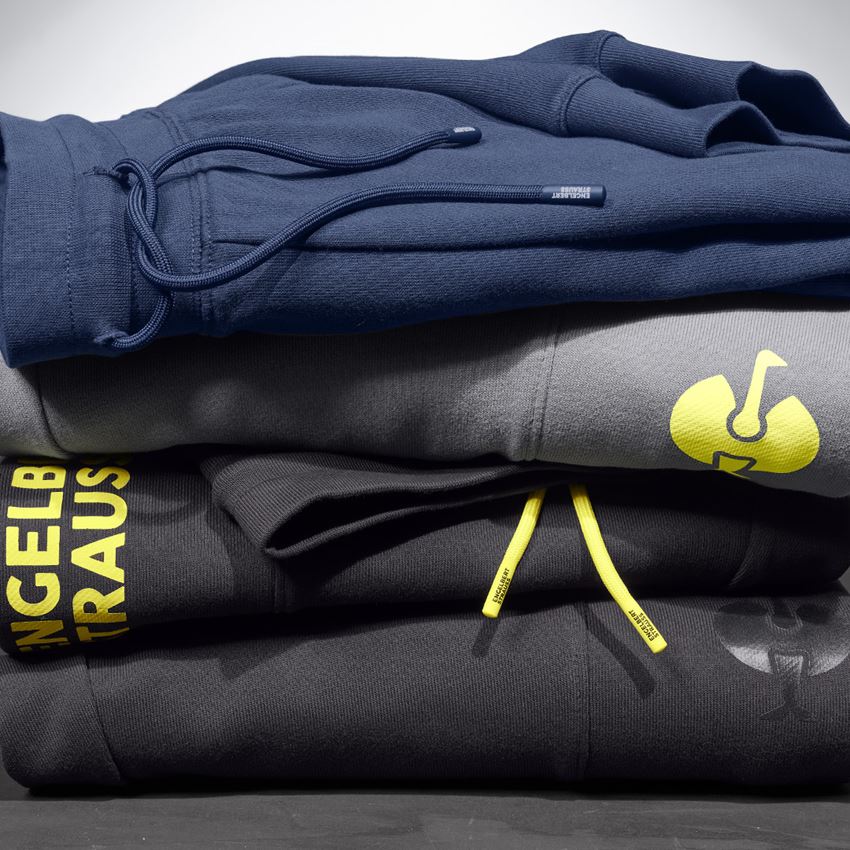Vêtements: Pantalon sweat light e.s.trail + noir/jaune acide 2