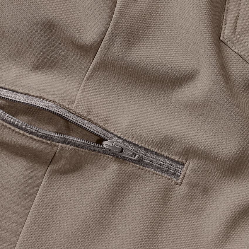 Work Trousers: 5-pocket work trousers Chino e.s.work&travel + umbrabrown 2