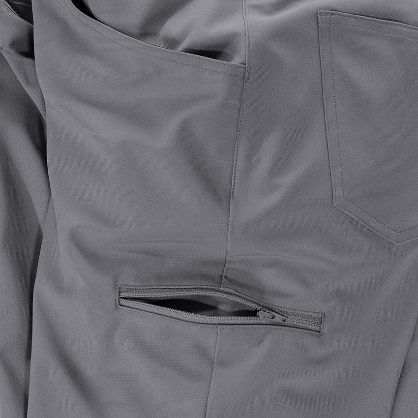 Pantalons de travail: Pantalon de trav. à 5 poches Chino e.s.work&travel + gris basalte 2