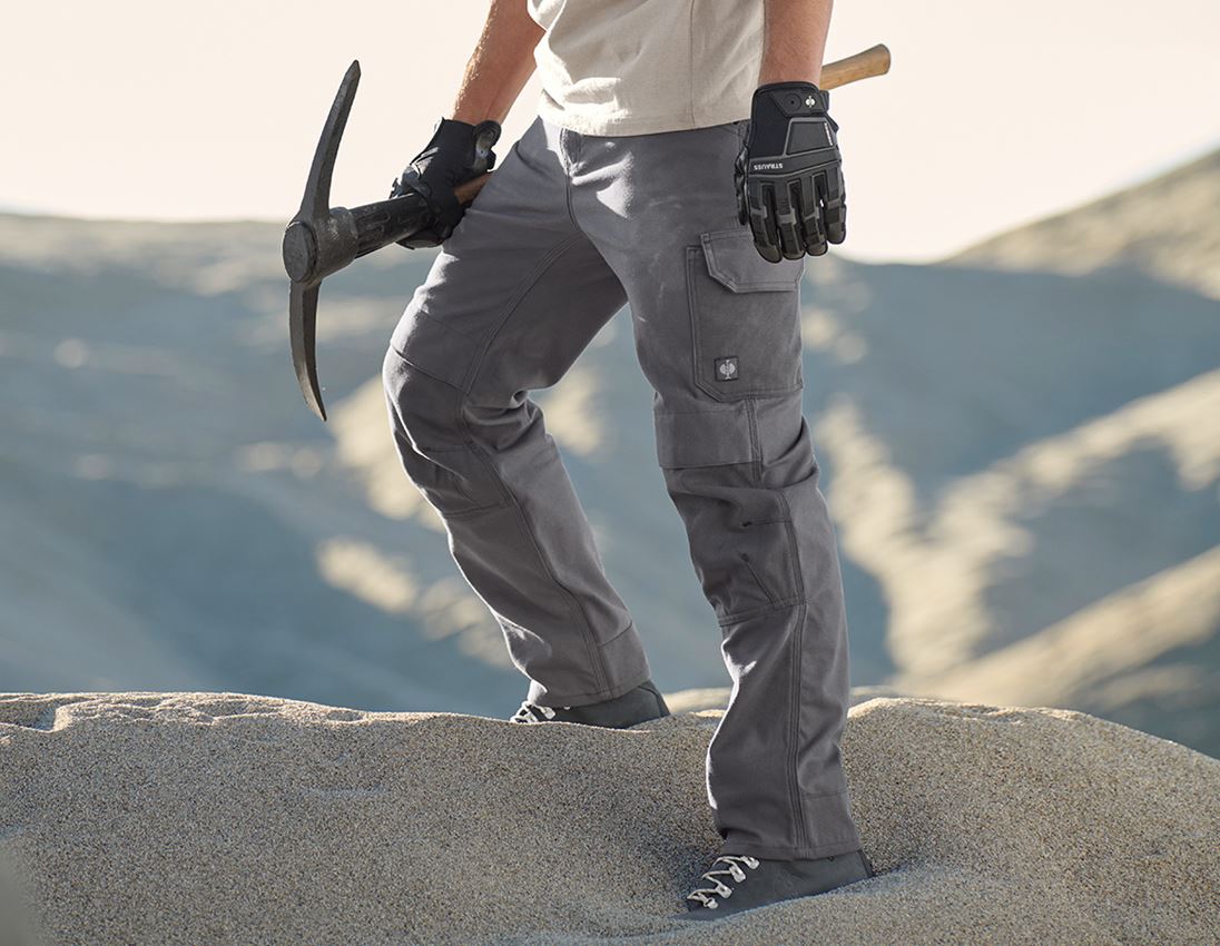 Protège-genoux Master Grid 6D: Pantalon de travail Worker e.s.iconic + gris carbone