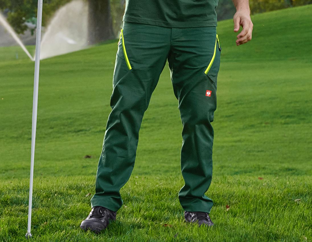 Thèmes: Pantalon à poches multiples e.s.ambition + vert/jaune fluo 1