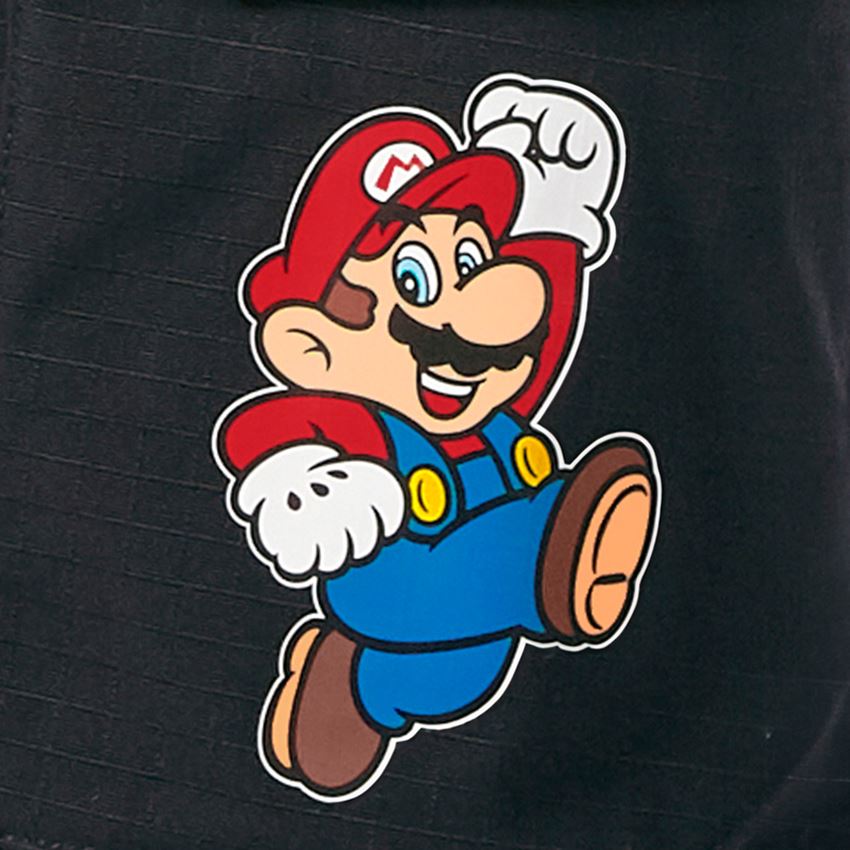 Vêtements: Super Mario Short cargo, enfants + noir 2