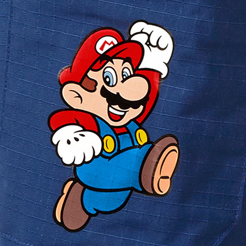 Shorts: Super Mario Cargoshorts, Kinder + alkaliblau 2