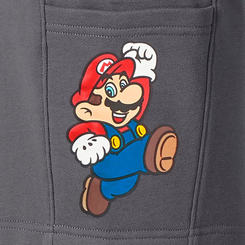 Clothing: Super Mario Sweat shorts, ladies' + anthracite 2