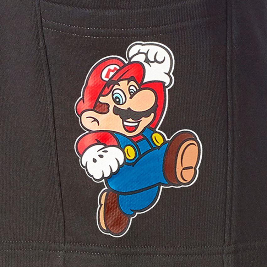 Accessories: Super Mario Sweat shorts, ladies' + black 2