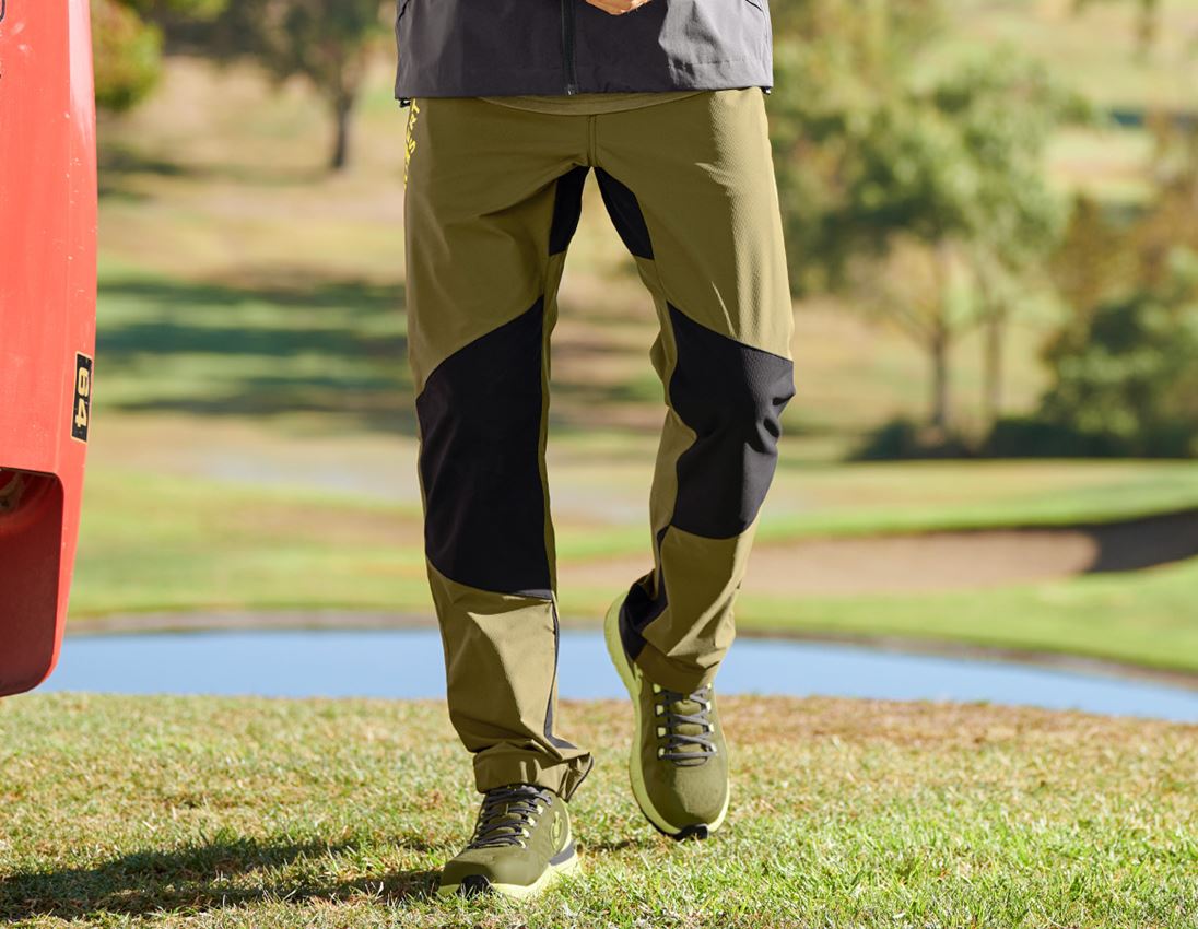 Vêtements: KIT : Pantalon de fonction e.s.trail+short+ballon + vert genévrier/vert citron 1