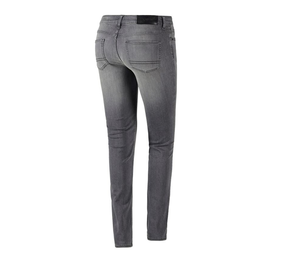 Bekleidung: SET: 2x 5-Pocket-Stretch-Jeans, Da.+Foodc.+Besteck + graphitewashed 1