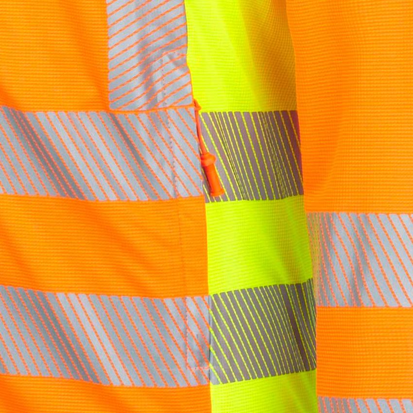 Work Jackets: High-vis functional hooded jacket e.s.motion 2020 + high-vis orange/high-vis yellow 2