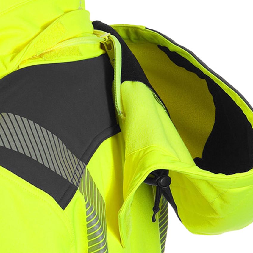 Topics: High-vis softshell jacket e.s.motion + high-vis yellow/anthracite 2