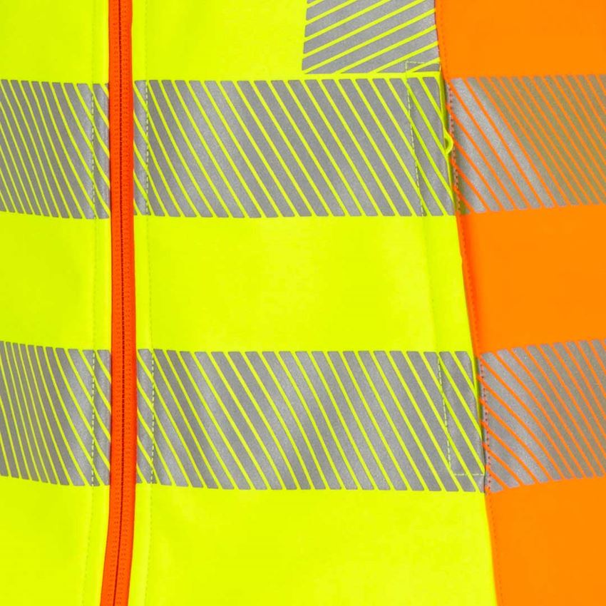 Vestes de travail: Veste softsh.signal.softlight e.s.motion 2020, fem + jaune fluo/orange fluo 2
