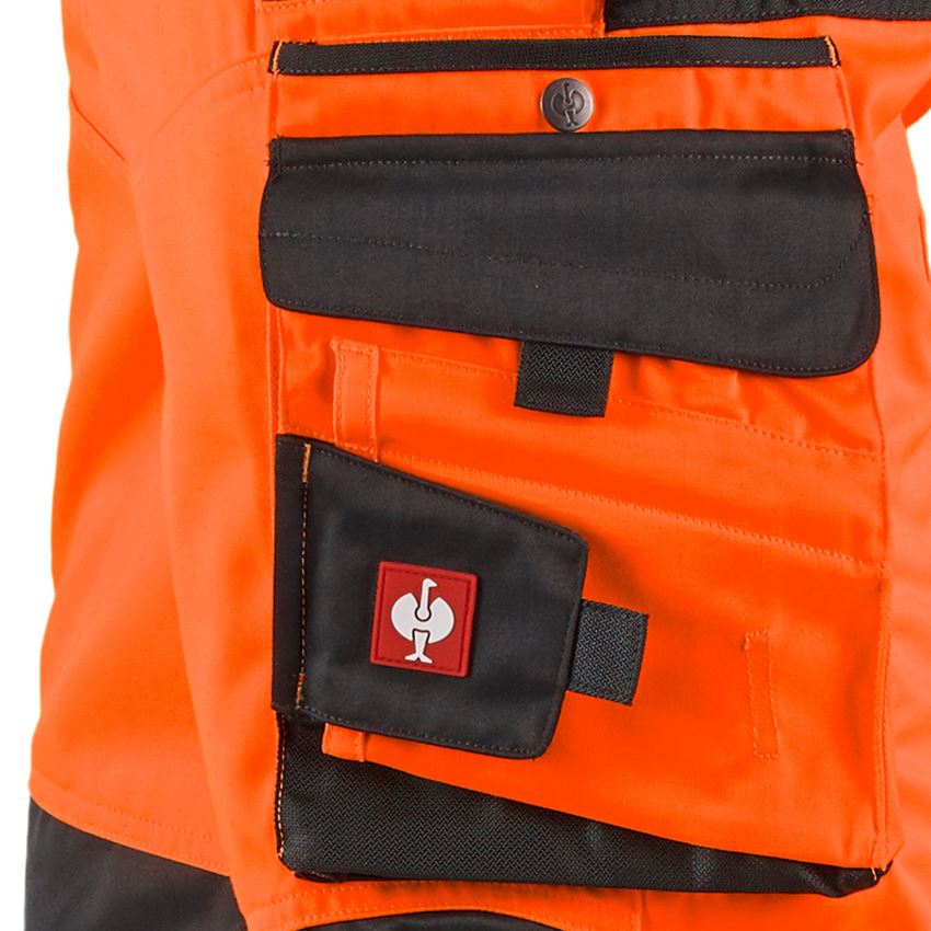 Work Trousers: High-vis trousers e.s.motion + high-vis orange/anthracite 2