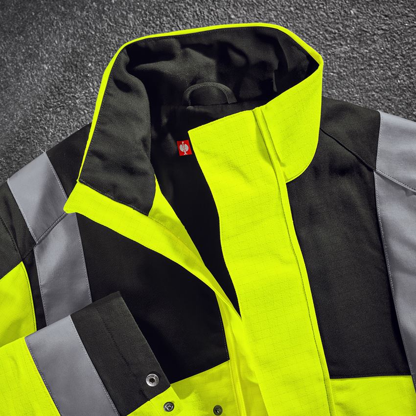 Topics: e.s. Work jacket multinorm high-vis + high-vis yellow/black 2