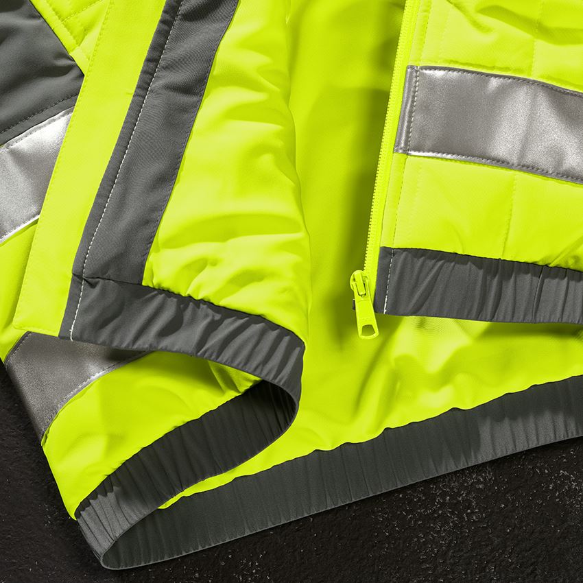 Work Jackets: High-vis jacket e.s.concrete + high-vis yellow/anthracite 2