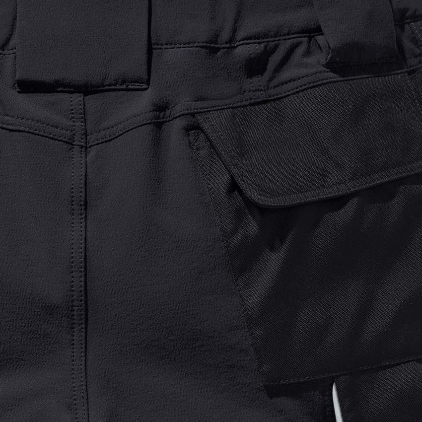 Work Trousers: Functional short e.s.dynashield, ladies' + black 2