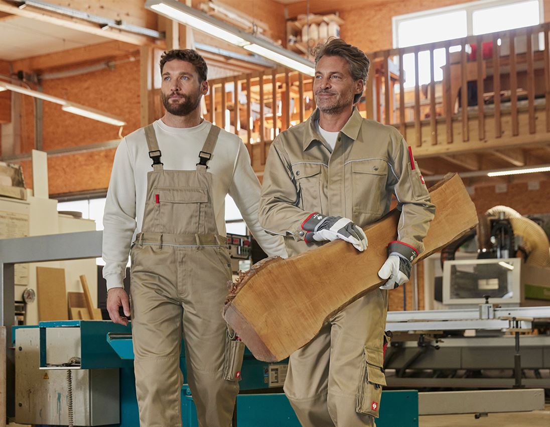 Joiners / Carpenters: Work jacket e.s.classic + khaki 1