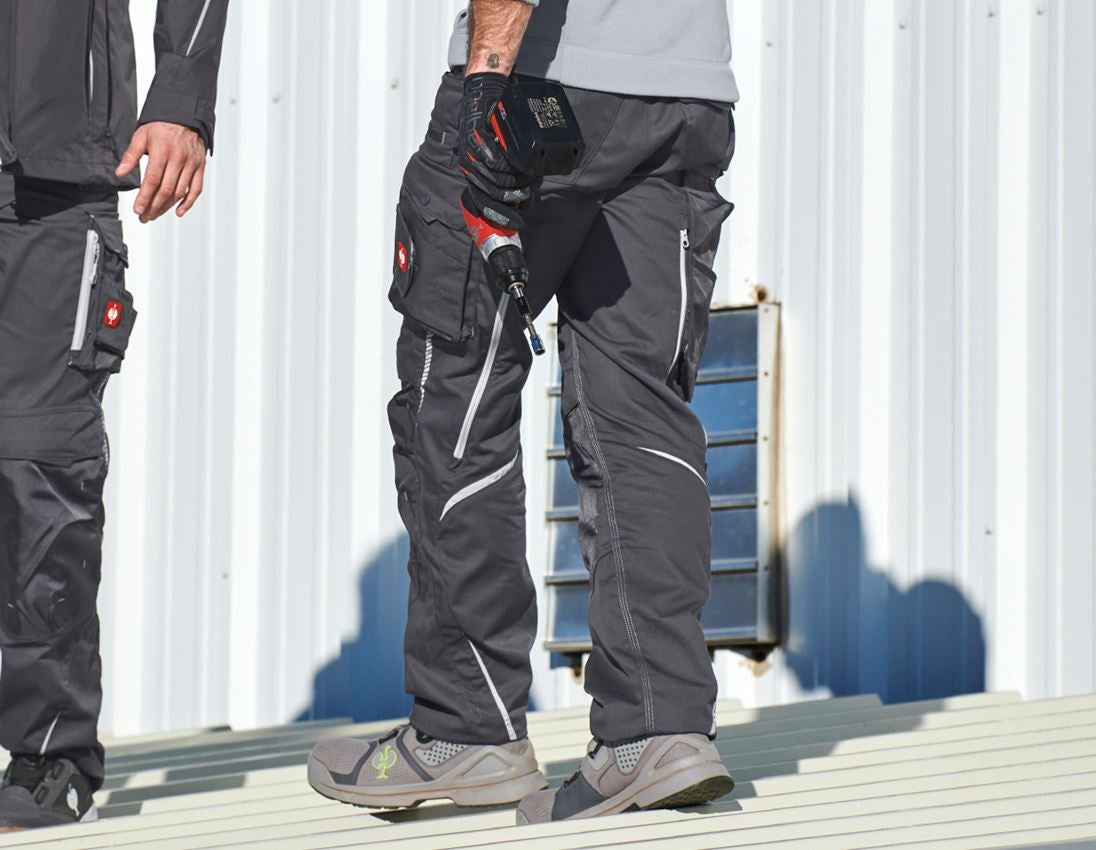 Work Trousers: Trousers e.s.motion 2020 + anthracite/platinum 2