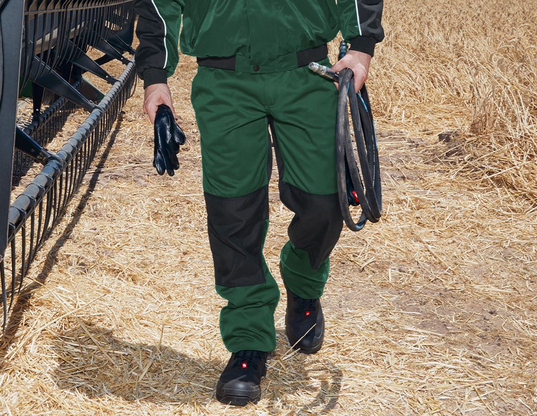 Gardening / Forestry / Farming: Trousers e.s.image + green/black