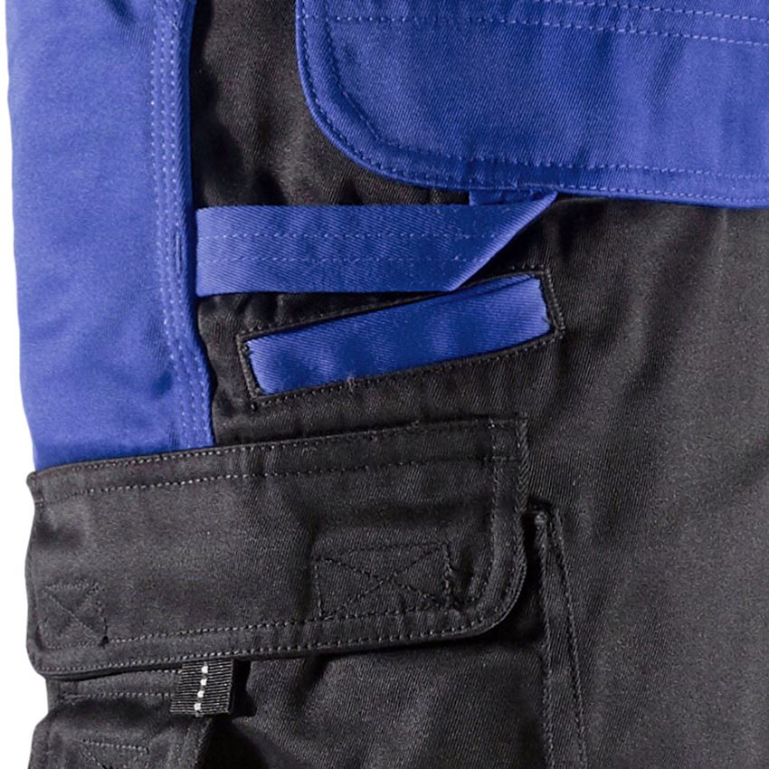 Menuisiers: Pantalon à taille élastique e.s.image + bleu royal/noir 2