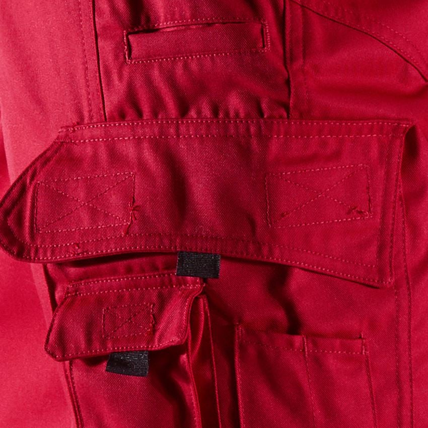 Pantalons de travail: Pantalon à taille élastique Reflex + rouge 2