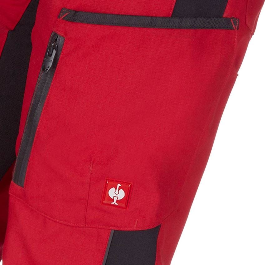 Plumbers / Installers: Ladies' trousers e.s.vision + red/black 2
