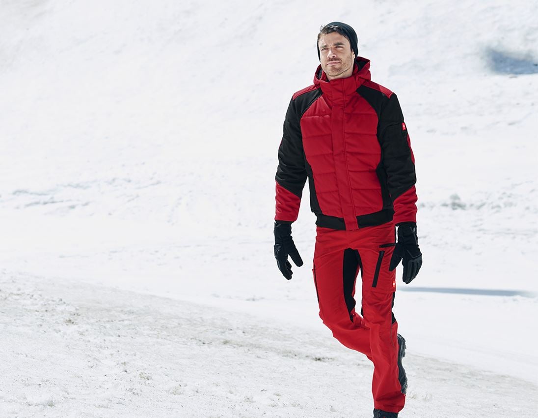 Plumbers / Installers: Winter trousers e.s.vision + red/black 1