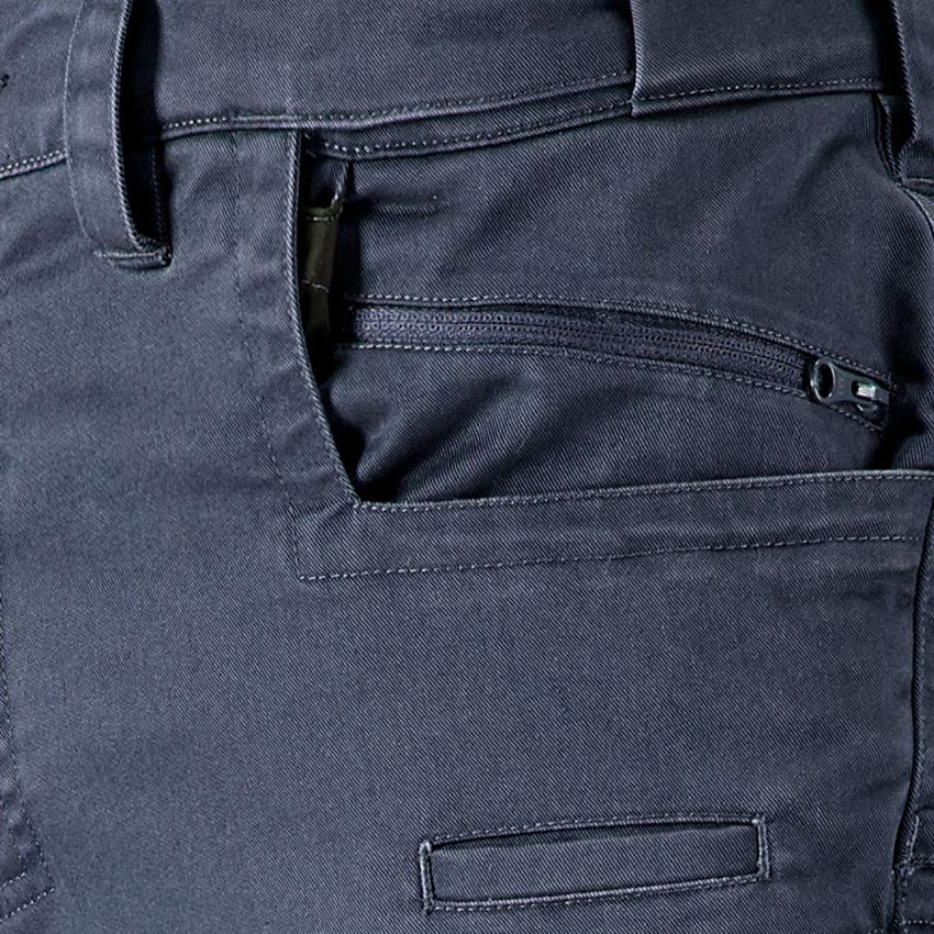 Pantalons de travail: Pantalon à taille élastique e.s.motion ten + bleu ardoise 2