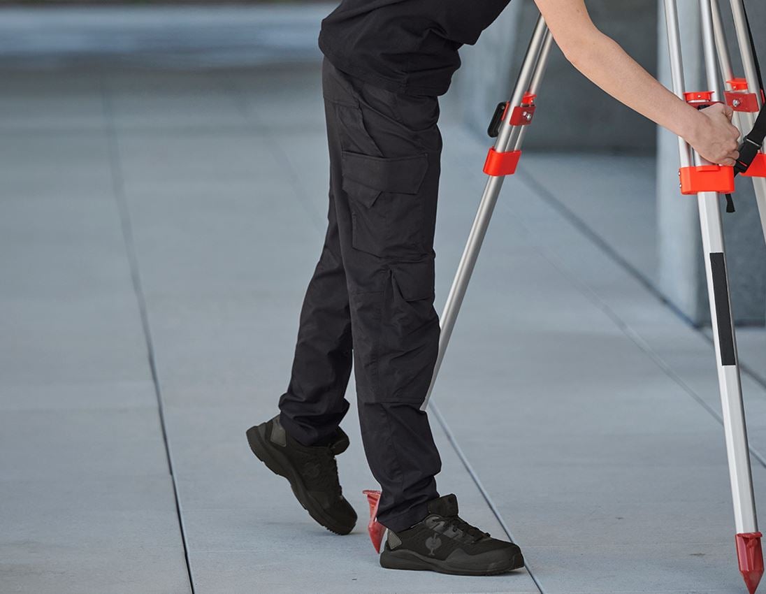 Protège-genoux Master Grid 6D: Pantalon à taille élastique e.s.trail, femmes + noir 1