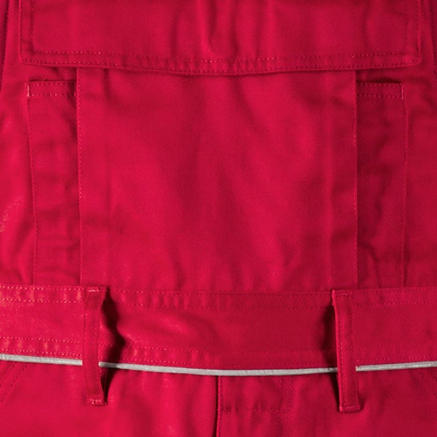 Pantalons de travail: Salopette e.s.classic + rouge 2