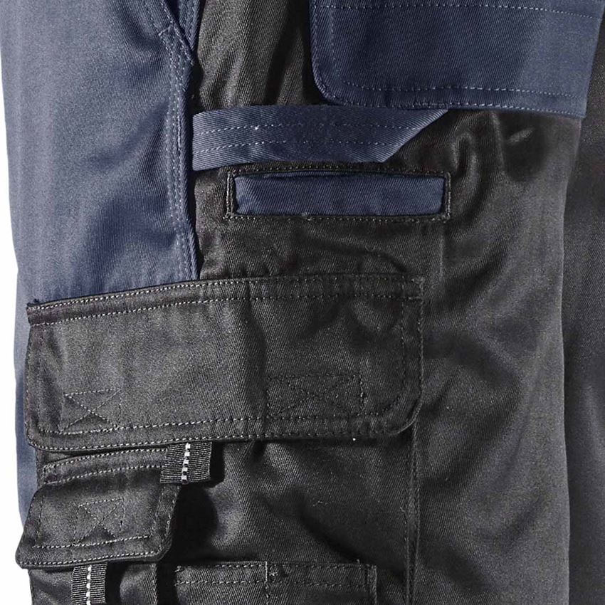 Pantalons de travail: Short e.s.image + bleu foncé/noir 2