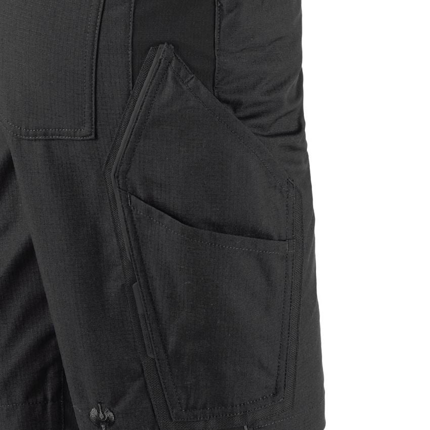 Work Trousers: Shorts e.s.vision, ladies' + black 2