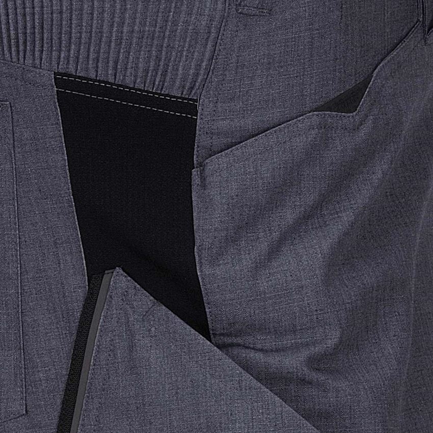 Pantalons de travail: Short e.s.vision, hommes + pacifique mélange/noir 2