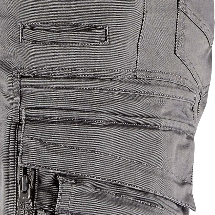 Work Trousers: Shorts e.s.motion ten, ladies' + granite 2